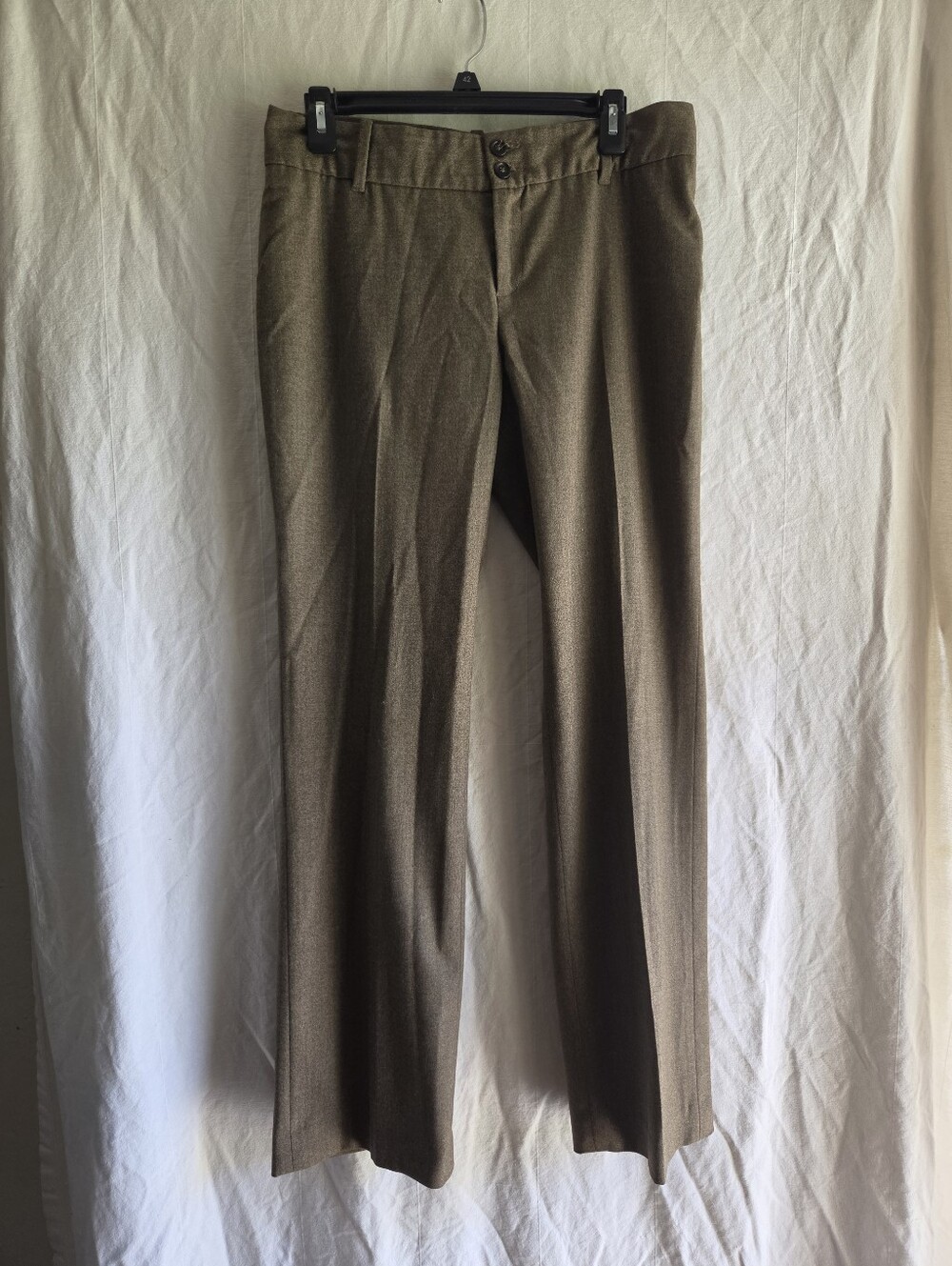 Banana Republic Martin Fit Trousers Pants Womens Sz 6 Wool Blend Quiet Luxury